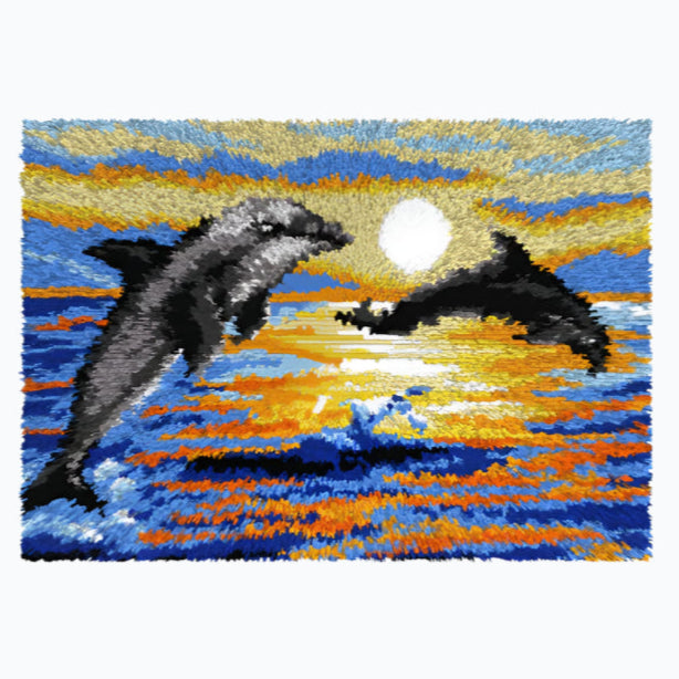 Knooppakket Knooptapijt - Dolfijnen SA4196