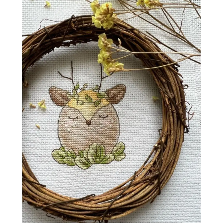 Kruissteek Borduurpakket - Spring Trio SANV-45