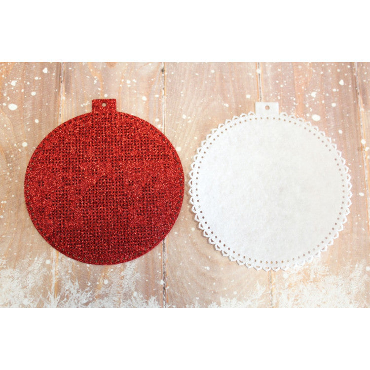 Embroidery Kit Christmas Tree Ornament - House In The Forest ST-1021
