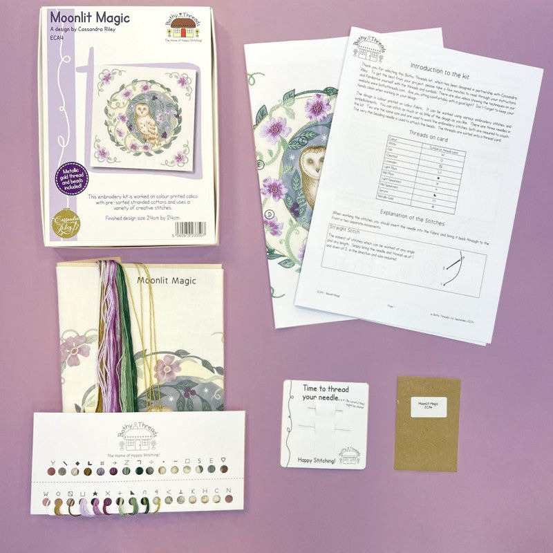 Embroidery kit - Moonlit Magic