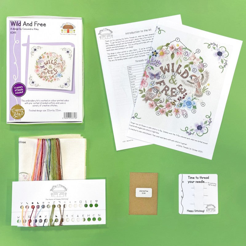 Embroidery Kit - Wild and Free