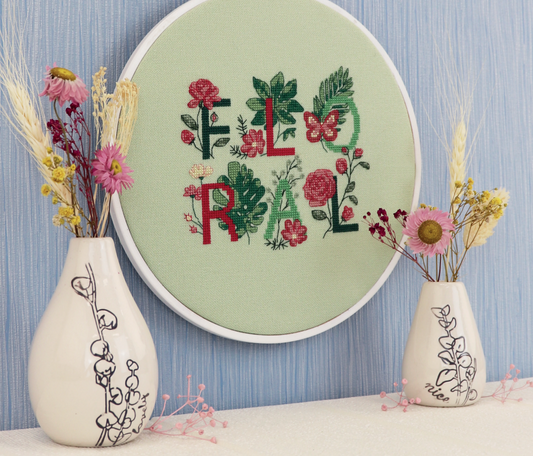 Gratis Borduurpatroon: Floral Season