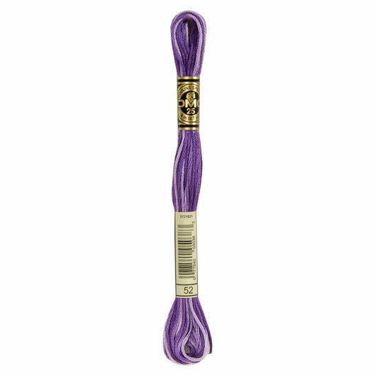 DMC Mouliné Spécial Embroidery Thread VARIEGATED - 52