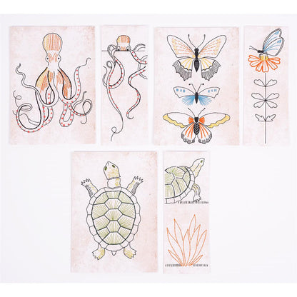 Wenskaarten Borduurpakket - Animals TB247