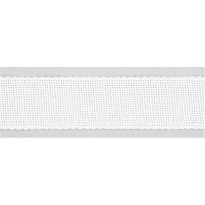 Ruban à broder Aida 14 ct - 3/5/7 cm - Blanc