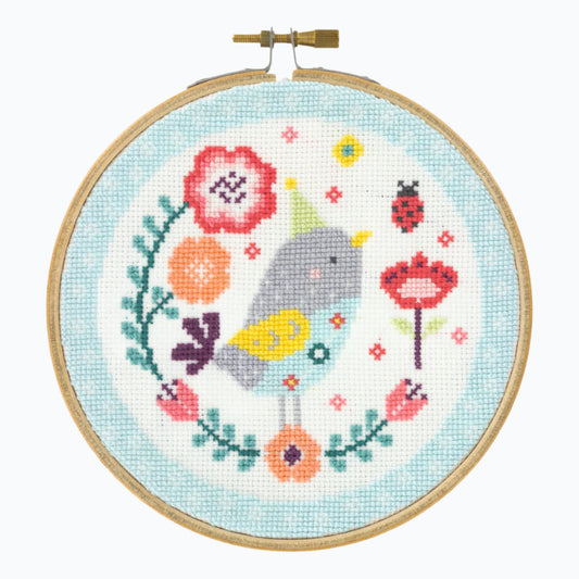 Cross Stitch Embroidery Kit - Birdy