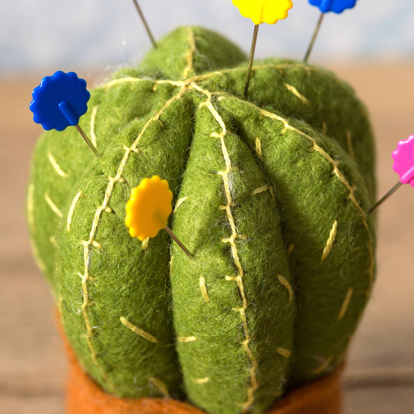 Cactus Pincushion Felt Craft Mini Cushion Set