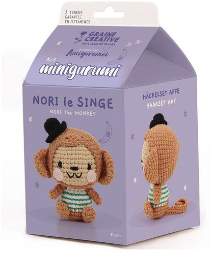 DIY Haakpakket - Aapje Nori Minigurumi Kit