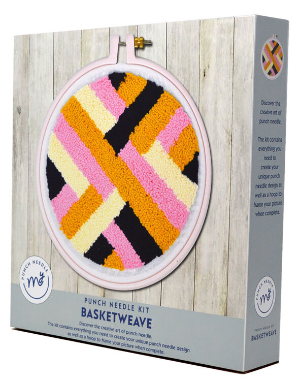 Punch Needle Kit - Basketweave (PN08)