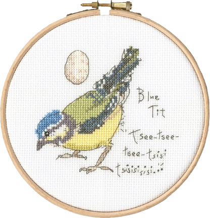 Kit de broderie - Petite Mésange bleue XMF6
