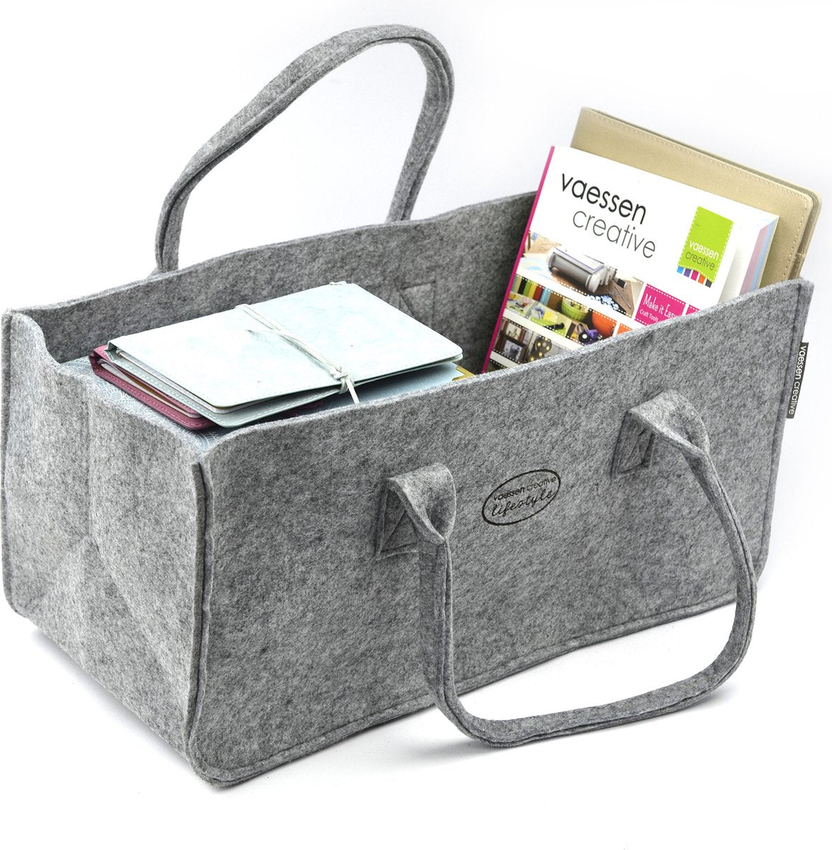Felt Carrier Bag - Grey