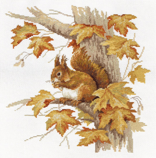 Embroidery kit - Squirrel J-1472
