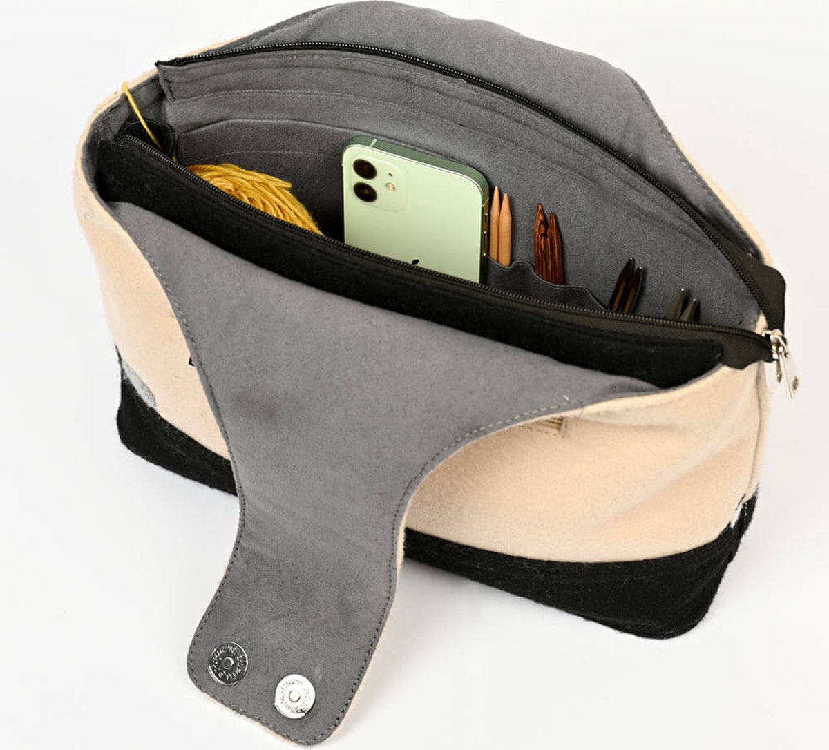 Sac à main KnitPro Bumblebee - 38 x 10 x 36 cm