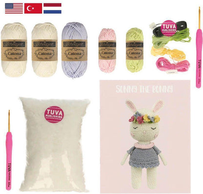 Tuva Crochet Kit Amigurumi - Sunny the Bunny