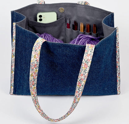 Sac de transport KnitPro Bloom - 40 x 12 x 29 cm