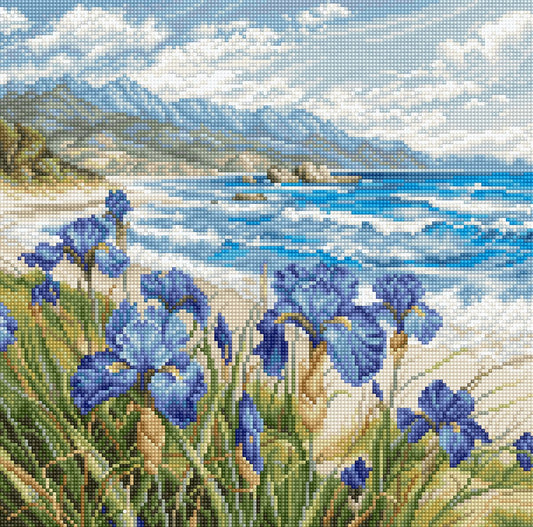 Borduurpakket - Blue Harmony L9934