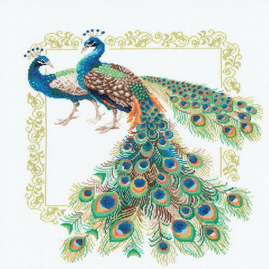 Borduurpakket - Peacocks 767