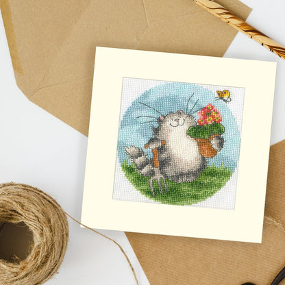 Greeting Card Embroidery Kit - Seeds of Love XGC46