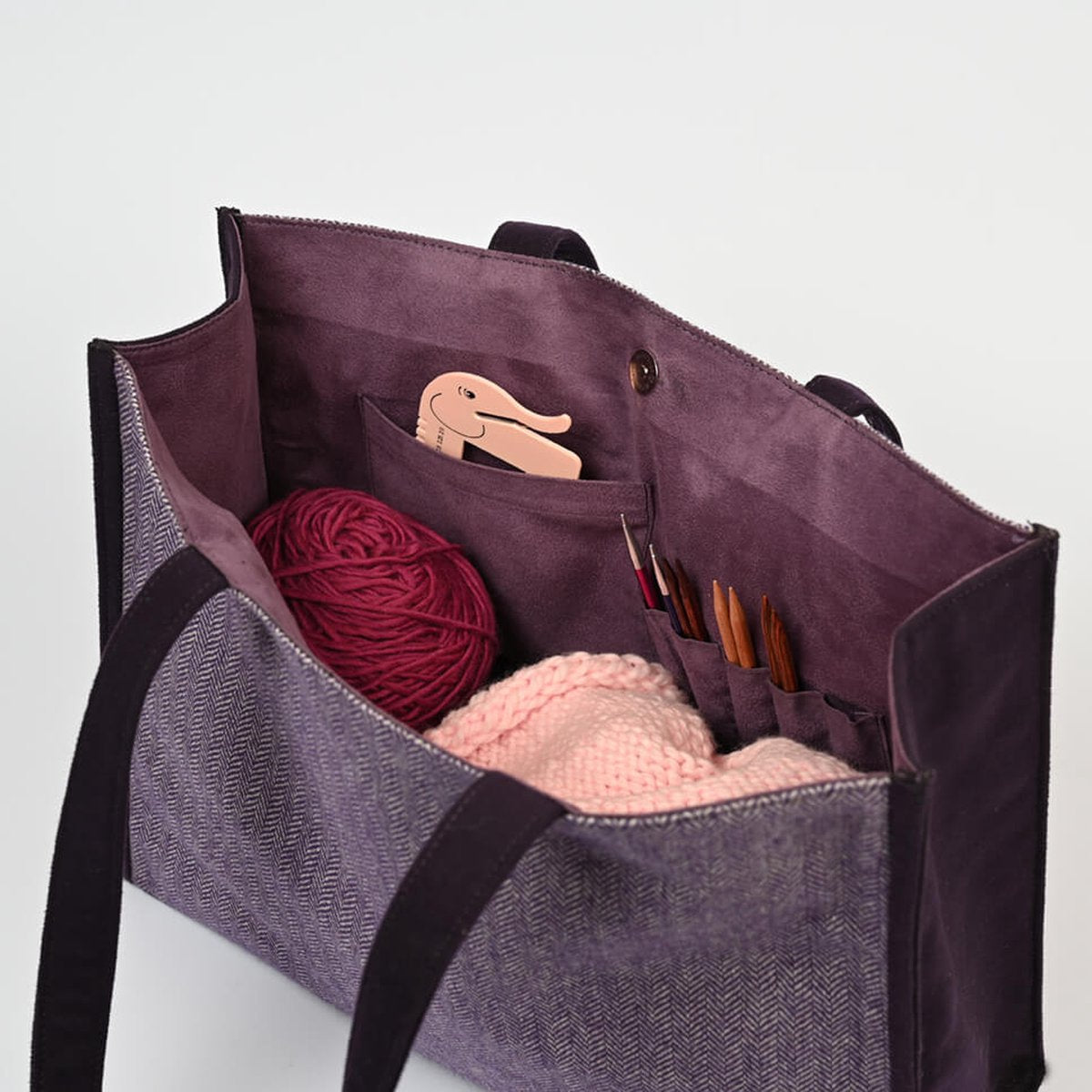 Sac de transport KnitPro Snug - 40 x 12 x 29 cm