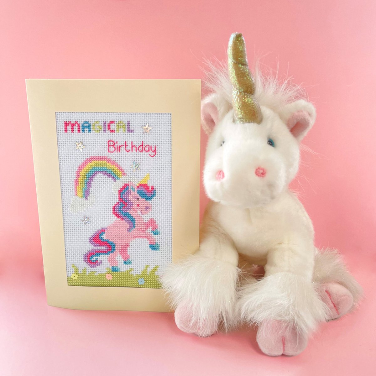 Greeting Card Embroidery Kit - Magical Birthday XGC49