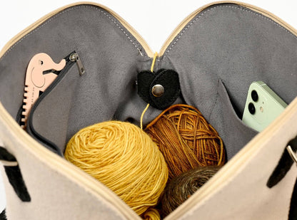 KnitPro Bumblebee Schoudertas - 40x14x26cm