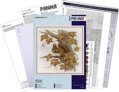 Embroidery kit - Squirrel J-1472
