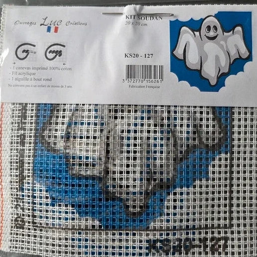 Kit de broderie pour enfants - Fantôme
