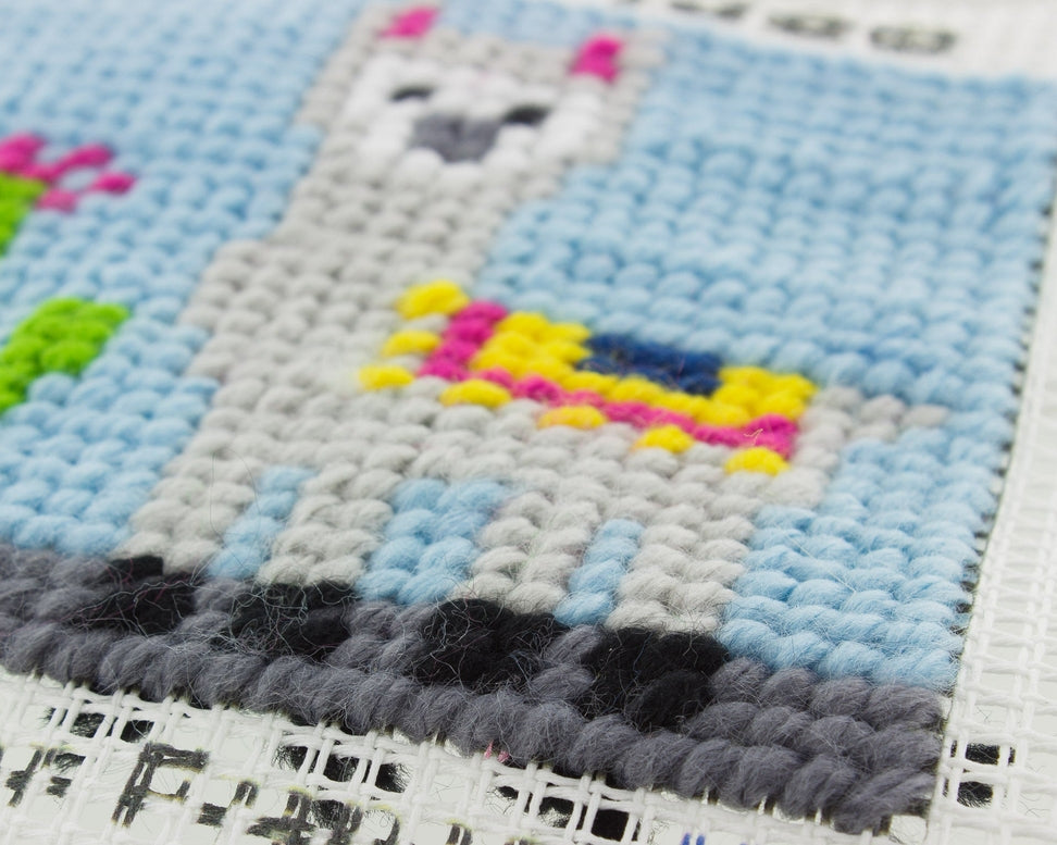 Borduurpakket Voor Kinderen - Llama