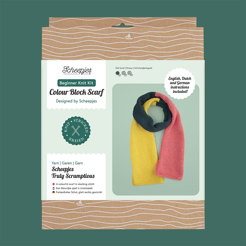 Scheepjes Beginner Breikit - Colour Block Sjaal
