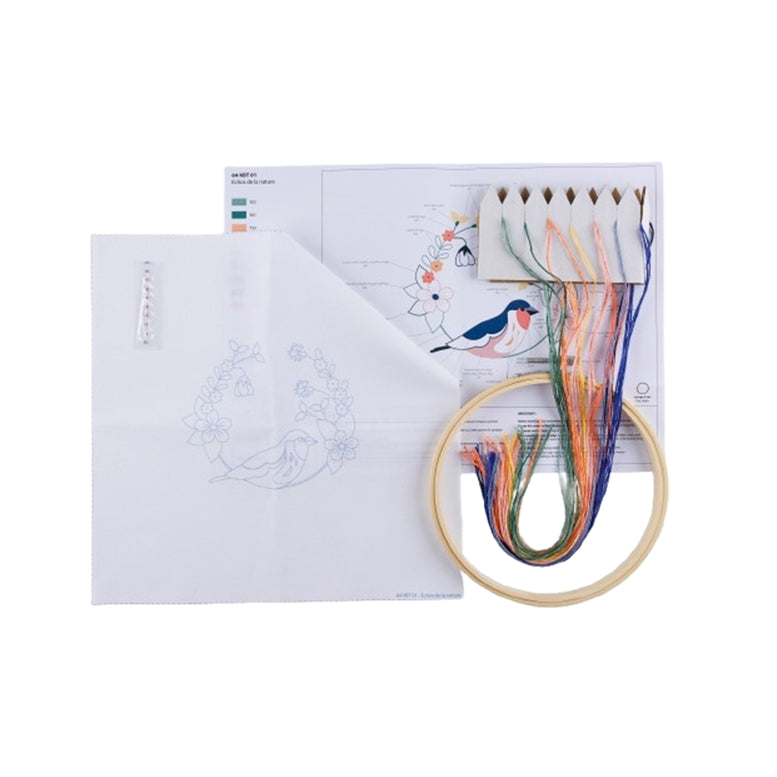 Borduurpakket Vrij Borduren - Echo's Van De Natuur