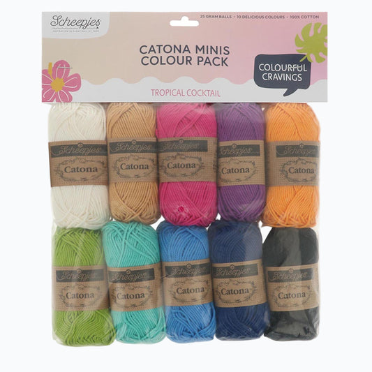 Scheepjes Catona Colour Pack 10x25g - Tropical Cocktail 24950