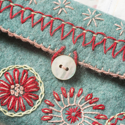 Embroidery Kit With Felt - Sewing Bag Mini Kit