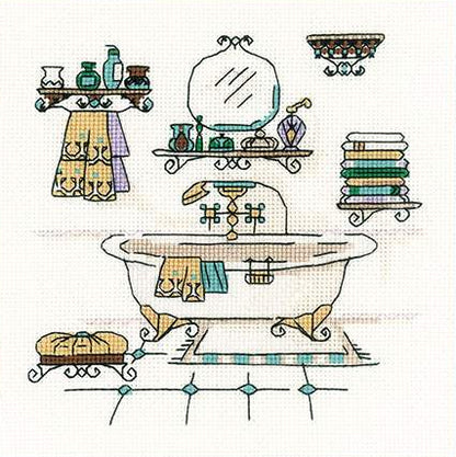 Embroidery kit - Bathroom Interior