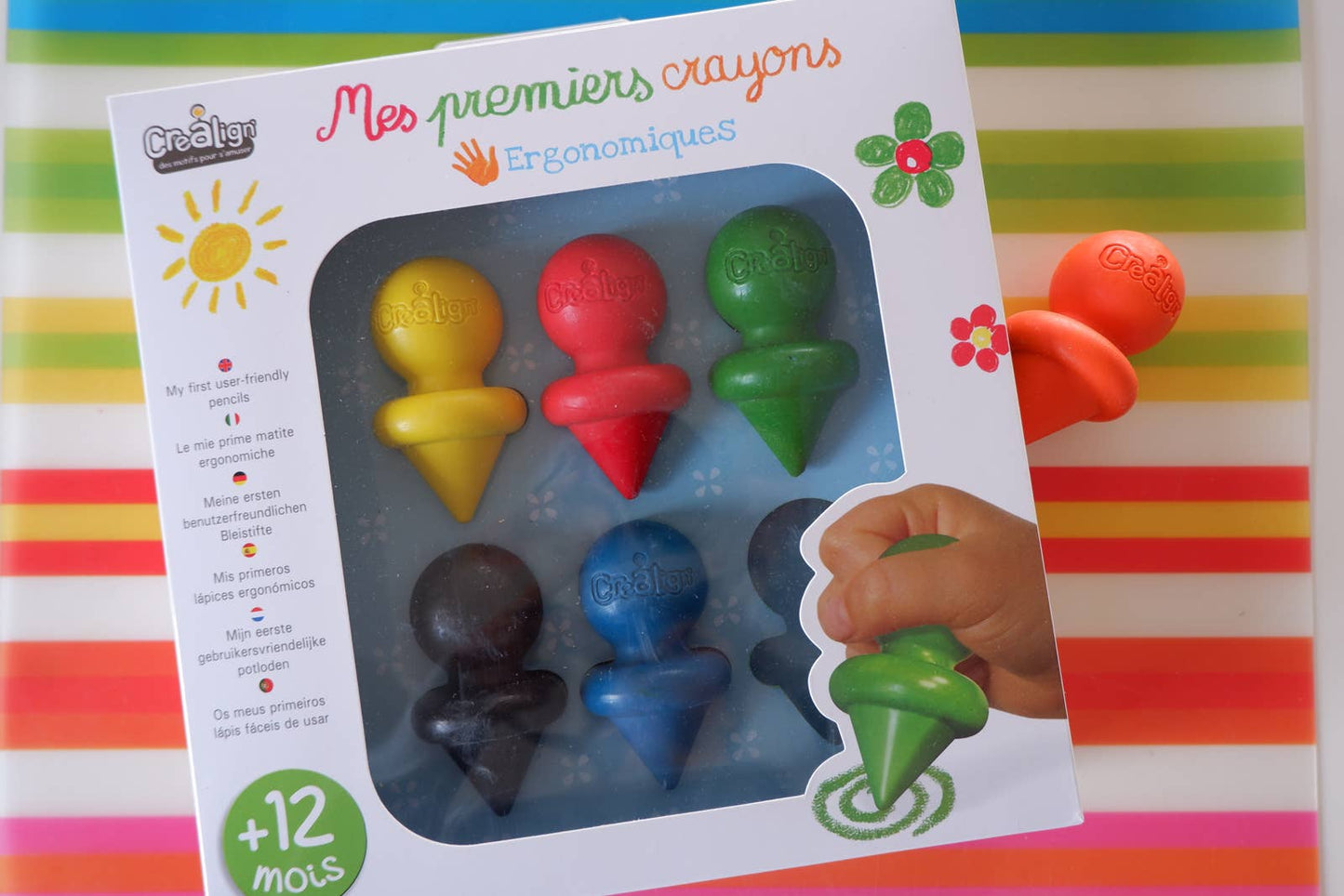 Créa Lign - Mijn Eerste Kleurpotloden - 6 Stuks