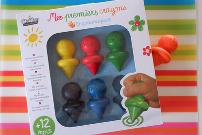 Créa Lign - Mijn Eerste Kleurpotloden - 6 Stuks