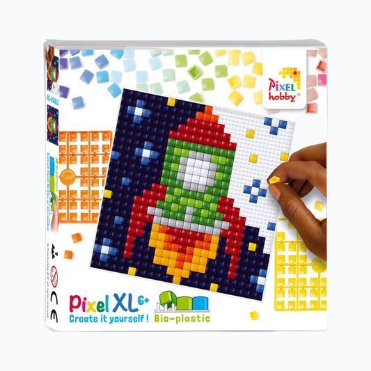 Pixelhobby - Pixel XL Flexibele Basisplaat - Raket 41056
