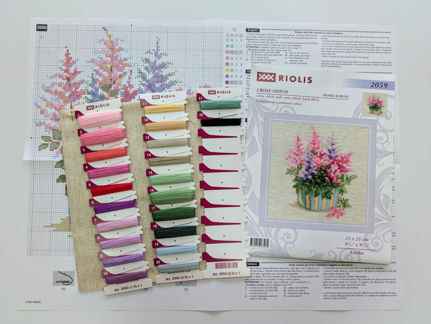 Embroidery kit - Astilbe 2059