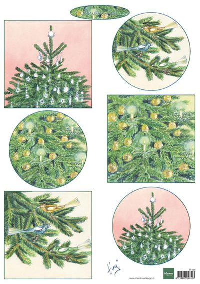 3D Knipvel - Tiny's Christmas Trees IT598