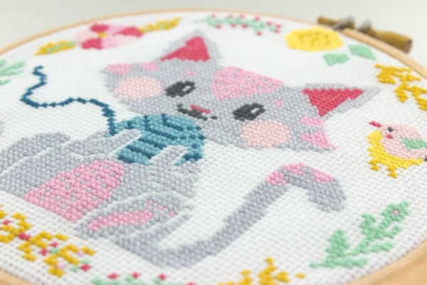 Borduurpakket - Kitty
