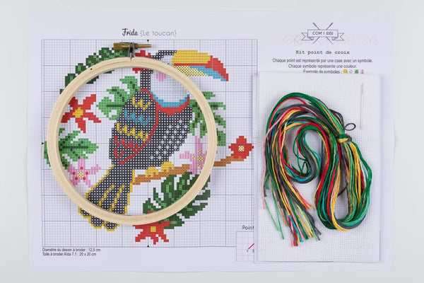 Borduurpakket Kruissteek - Bella