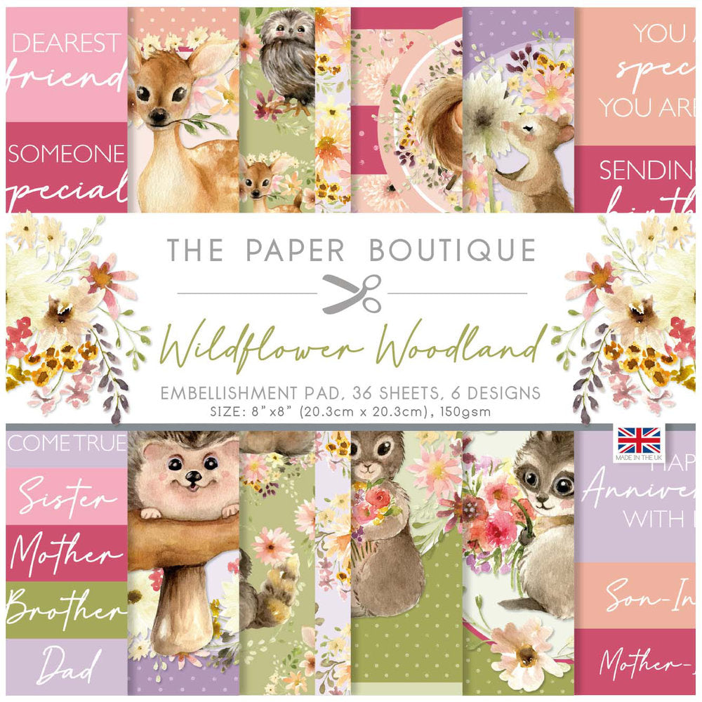 Wildflower Woodland - Embellishments Pad