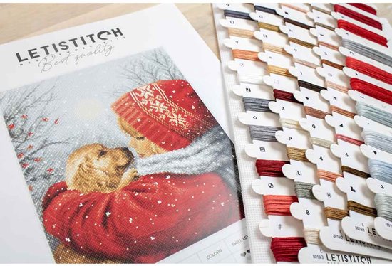 Kit de broderie - Câlins de Noël L8019