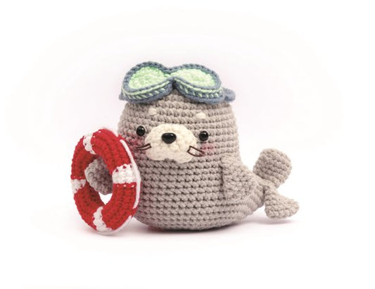 Amigurumi Crochet Kit - Seal Minigurumi Kit (Graine Creative)