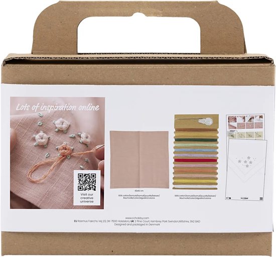 DIY Embroidery Kit - Fabric Napkin