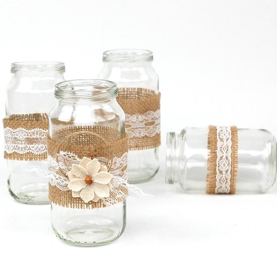 Ribbon Jute/Lace - Design 1