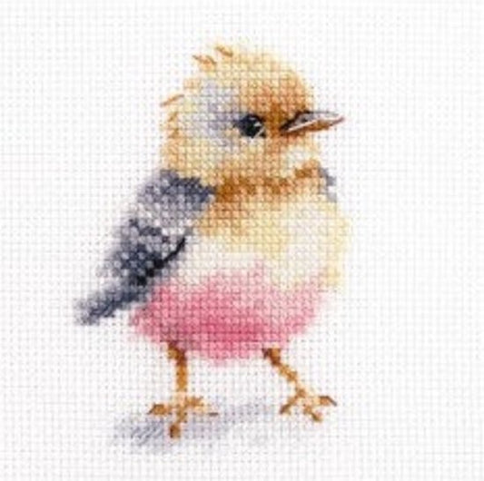 Borduurpakket - Little Birds: Chik!