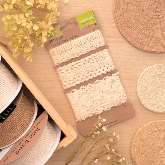 Ribbon Lace - Embroidery Naturel