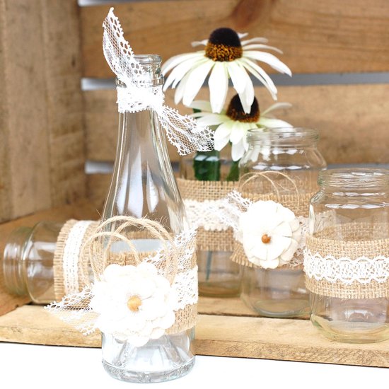 Ribbon Jute/Lace - Design 1