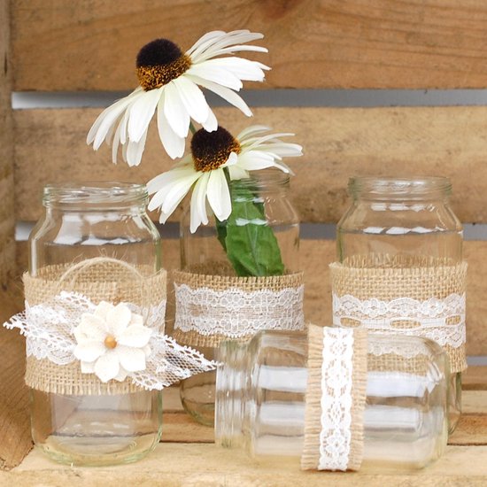 Ribbon Jute/Lace - Design 1