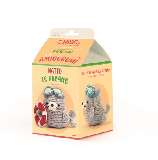 Amigurumi Crochet Kit - Seal Minigurumi Kit (Graine Creative)